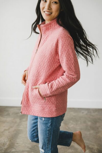 GORDON SMITH PINK QUILTED JACKET