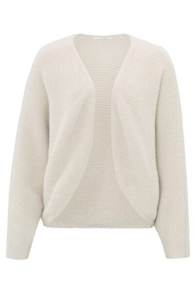 YAYA FLUFFY RIB BOLERO