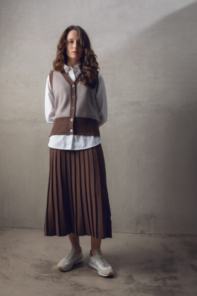 MARBLE CHOCOLATE SKIRT