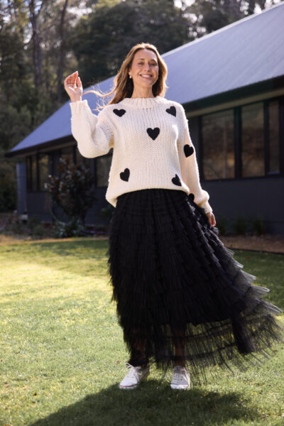 BRAVE AND TRUE CHANCE SKIRT BLACK