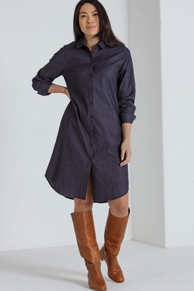 SIROCCO BLUE DENIM SHIRT DRESS