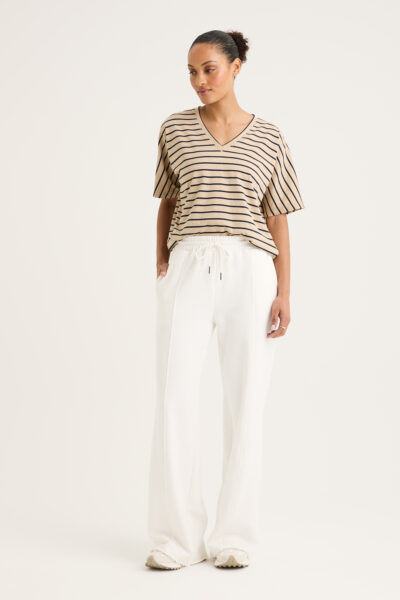 YARRA TRAIL GRANITE SWEATPANT IN ECRU