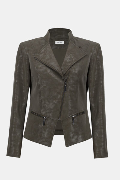 JOSEPH RIBKOFF FITTED MOTO JACKET