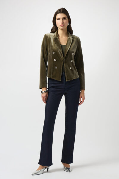 JOSEPH RIBKOFF VELVET BLAZER