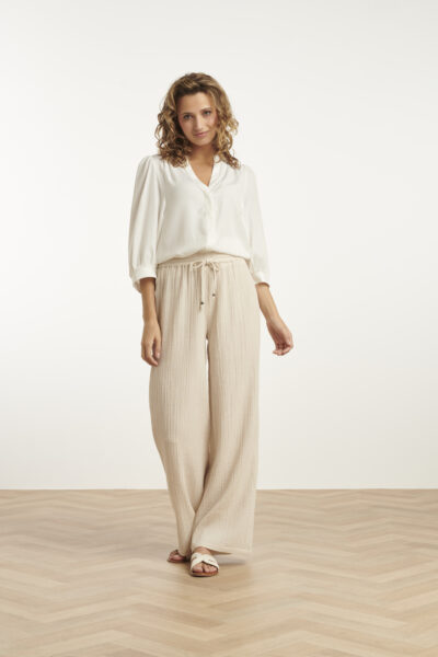 SMASHED LEMON OFF-WHITE PANTS