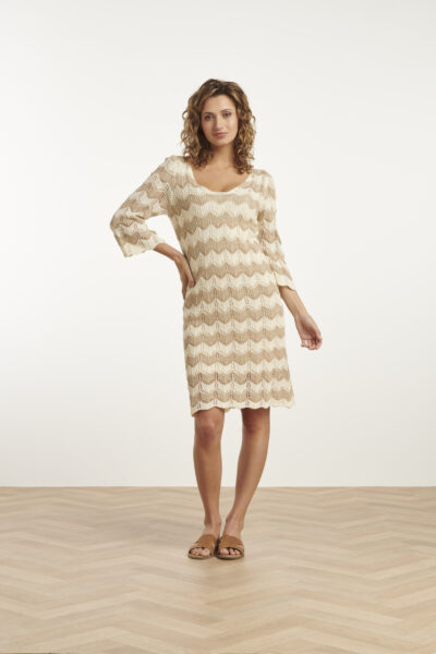 SMASHED LEMON SHORT KNIT DRESS