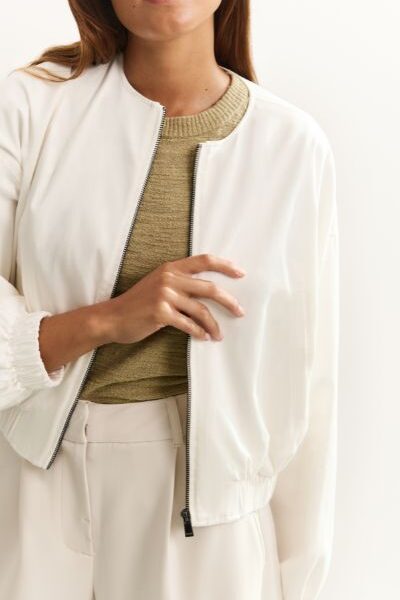 YAYA CROPPED SUMMER BOMBER JACKET