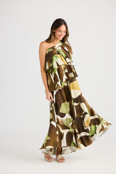 HOLIDAY RUFFLE DRESS