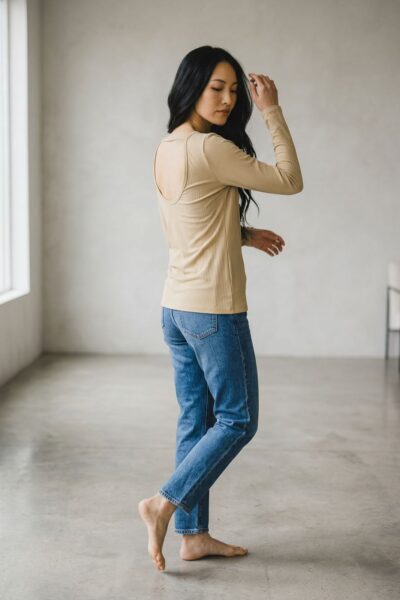 YAYA LOWBACK TOP