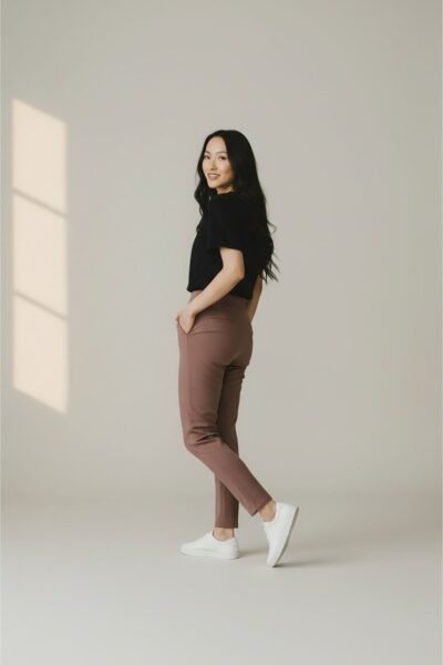 YAYA FADED PURPLE SCUBA LEGGING