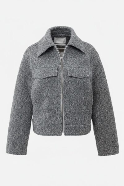 YAYA SHORT OVERSIZED BOUCLE JACKET