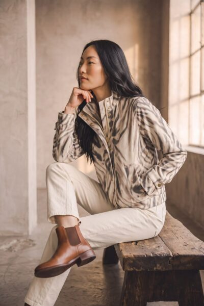 JOSEPH RIBKOFF MULTI BOMBER JACKET