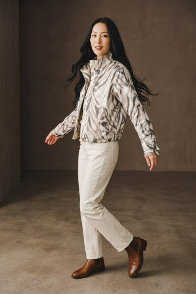 JOSEPH RIBKOFF MULTI BOMBER JACKET