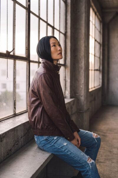 LA PETIT GENUINE LEATHER JACKET