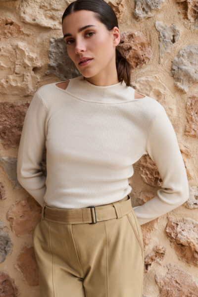 YAYA FAKE DOUBLE LAYER TOP