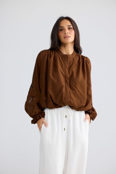 BRAVE AND TRUE TIANA SHIRT BRONZE