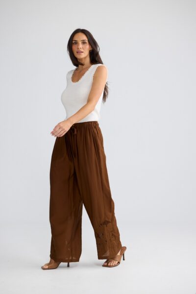 BRAVE AND TRUE ASTRID PANT BRONZE