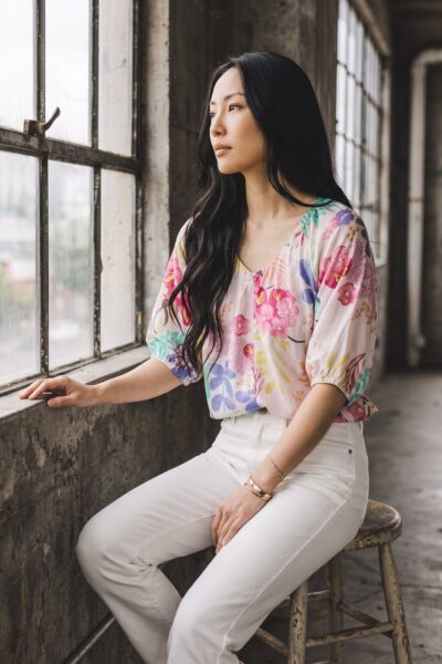 GORDON SMITH DESERT ROSE TOP